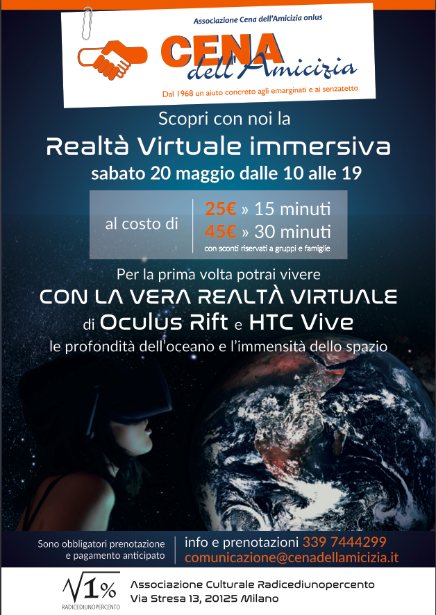 Realtà virtuale immersiva, vieni a provarla?